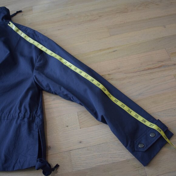 NWT Nordstrom Signature Cotton & Silk Crop Utility Jacket - Picture 12 of 14